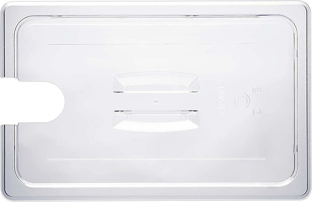 LIPAVI C15L-AP Lid for LIPAVI C15 Sous Vide Container, with precision cut-out for the ANOVA PRECISION/Primo Eats Pod/Chefelix/G&M/CookTeck/Flexzion/Garmercy immersion circulator