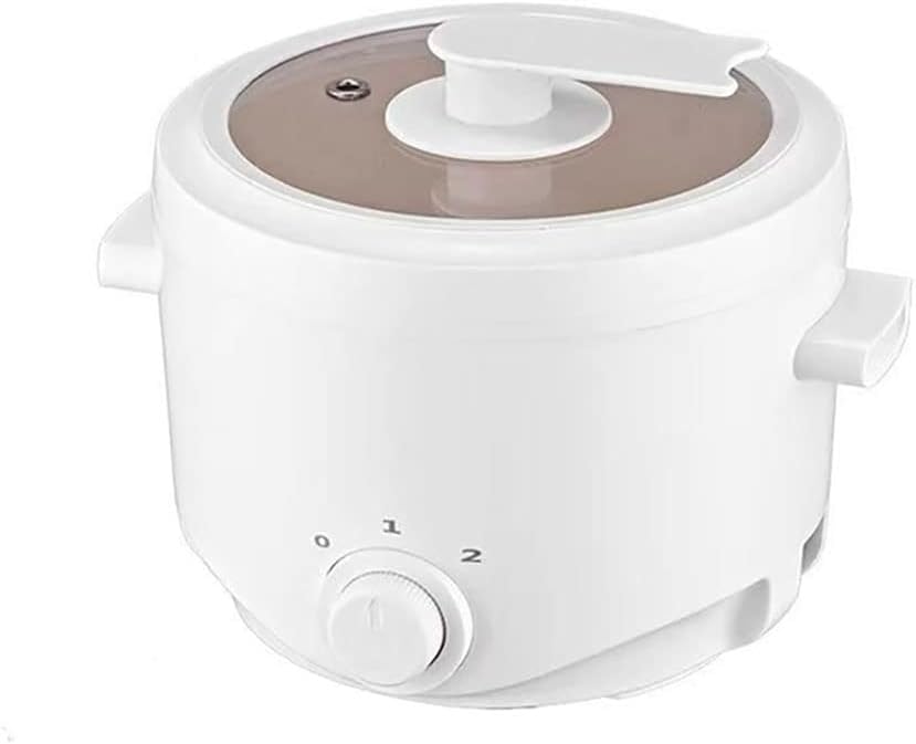 Electric Hot Pot 2L Portble Ramen Cooker Home Multifunctional Mini Hot Pot with Overheating Protection for Boiled,Stir, Fry