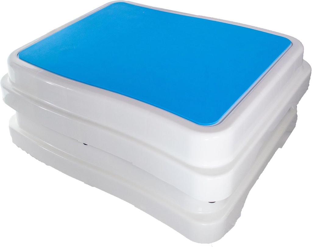 Portable Bathroom Bathtub Support Step - Stackable & Extendable Slip Resistant Safety Shower Platform for Bathroom Safety Aid for Handicap (Regular, 2, Count)