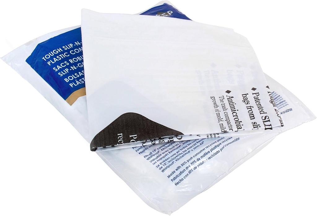 Whirlpool W10165295RP Genuine OEM Bags For Trash Compactors – W10165295BU, 1394401, 14200764, 14208575, 14210213, 14222324, 242567-2, 242567-3, 242572-2, 41001001, 4147707, 4163235, 4163346, 4163348