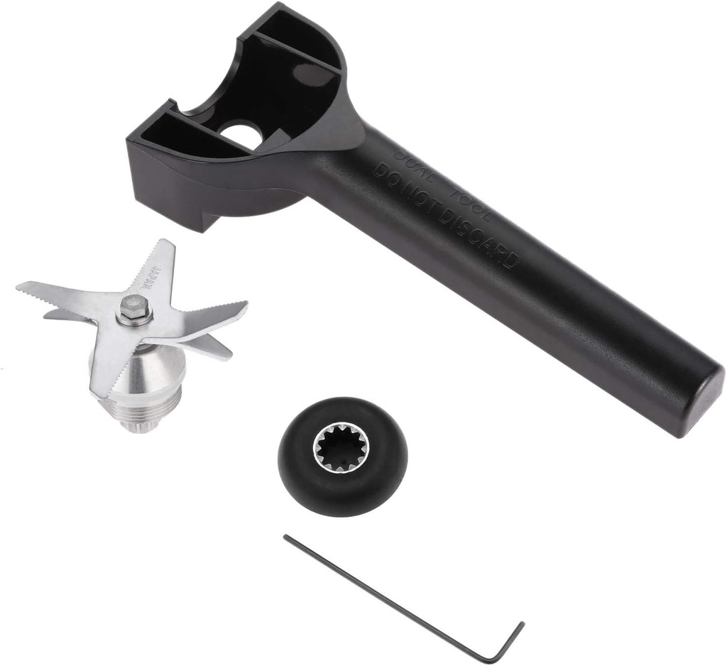 Blender Blade Assembly with Wrench & Drive Socket Removal Tool Kit, Compatible With 5200 6300 5000 Series 64oz and 32oz Container