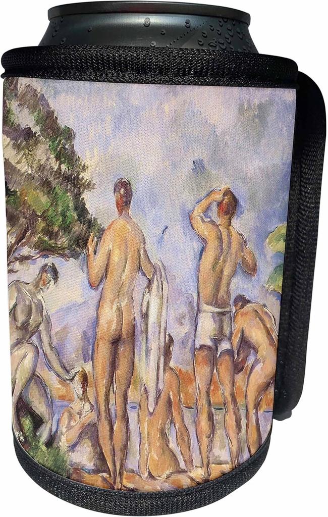 Can Cooler Bottle Wrap - Bathers by Paul Cezanne BLN Impressionist Fine Art Collection