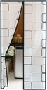 Magnetic Thermal Insulated Door Curtain Auto Closing, Custom Any Size, Transparent Translucent EVA Film, Screen Windproof Winter Insulation, for Patio Doorway Room Kitchen