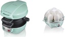 Hamilton Beach Breakfast Sandwich Maker 25482 & Electric Egg Cooker for Hard Boiled Eggs, Poacher, Omelet Maker 25504