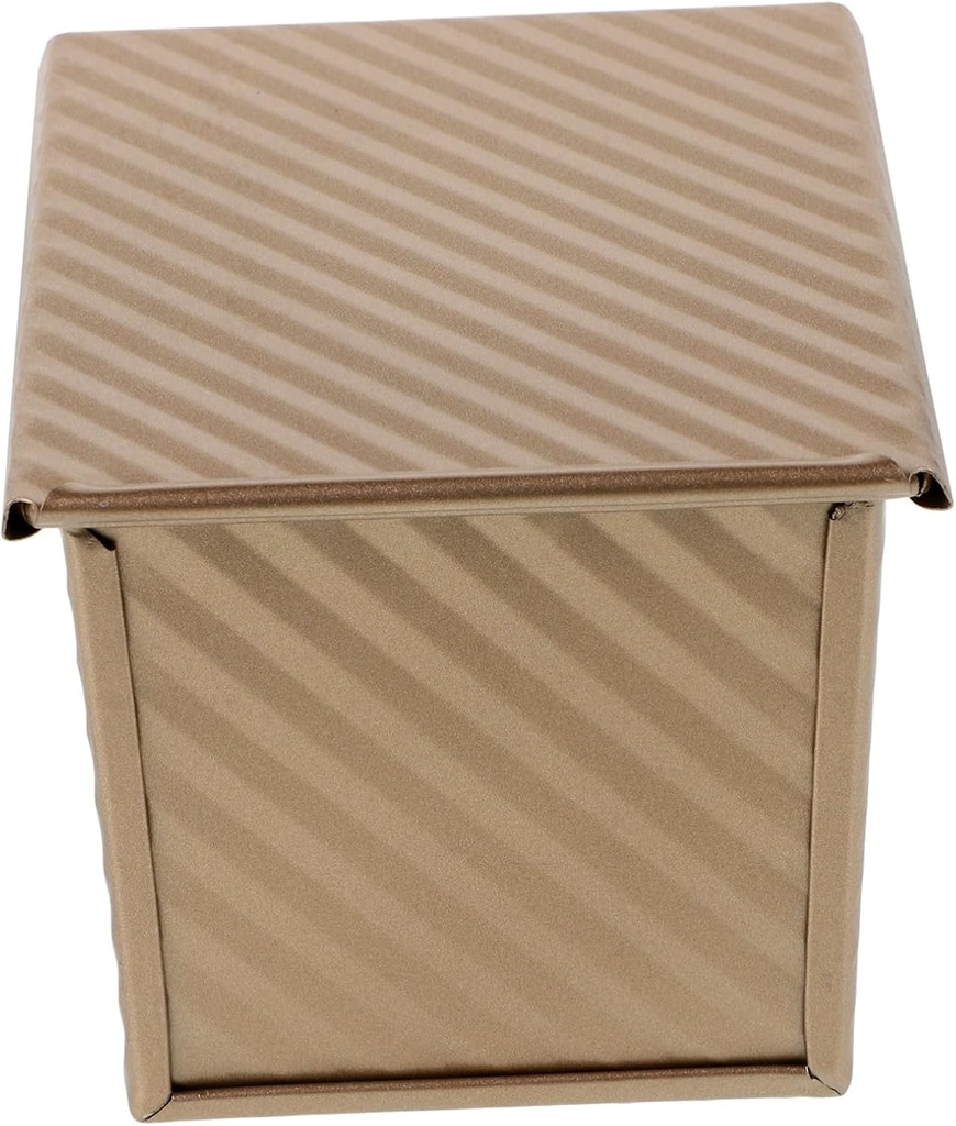 200g Carbon Steel Toast Box Mold Loaf Pan Lid for Baking Bread Sandwich Loaf French Bread for Thanksgiving