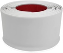 PRO FLEX Proflex Light Gray Vinyl Wall Base 6 inch X 80 ft - Trim with Super Strong Peel and Stick Adhesive Back Flexible Self Easy Install Floor Toe
