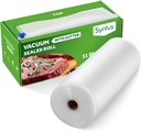 Syntus 11" x 150' Food Vacuum Seal Roll Keeper with Cutter Dispenser, Commercial Grade Vacuum Sealer Bag Rolls, BPA Free Food Vac Bags, Ideal for Storage, Meal Prep and Sous Vide