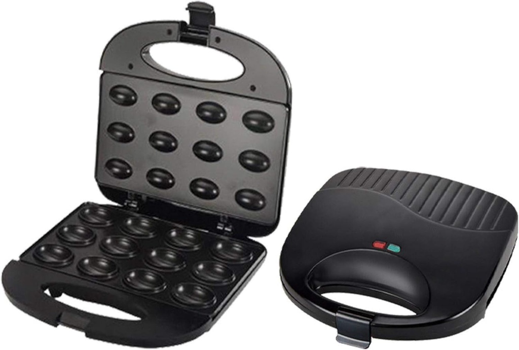 Waffle maker ， 750W Electric Walnut Cake Maker ， Automatic Mini Nut Waffle Bread Machine Sandwich Iron Toaster Baking Breakfast Pan Oven