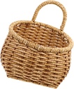 Large Woven Storage Basket Wall Hanging Fruit Basket Kitchen Vegetable Storage Rack