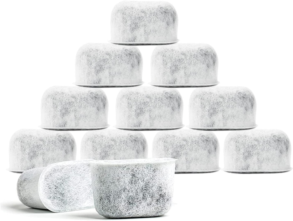 12-Pack Replacement Water Filters Compatible with Breville BWF100 - Premium Activated Charcoal Filters For All Breville Coffee Makers and Brevill Espresso Machines