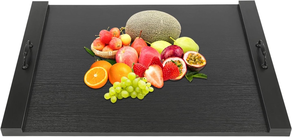 Generic Knwigoe Stove Top Cover Noodle Board Wooden Countertop Cover With Handles Melamine Stove Burner Covers For Gas Electric Stove (30.31x22.64x1.77inch) (Black), Medium