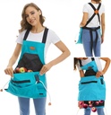 Gardening Apron with Pockets for Women, Adjustable, Washable, Garden Harvest Pouch with Quick Release Pockets