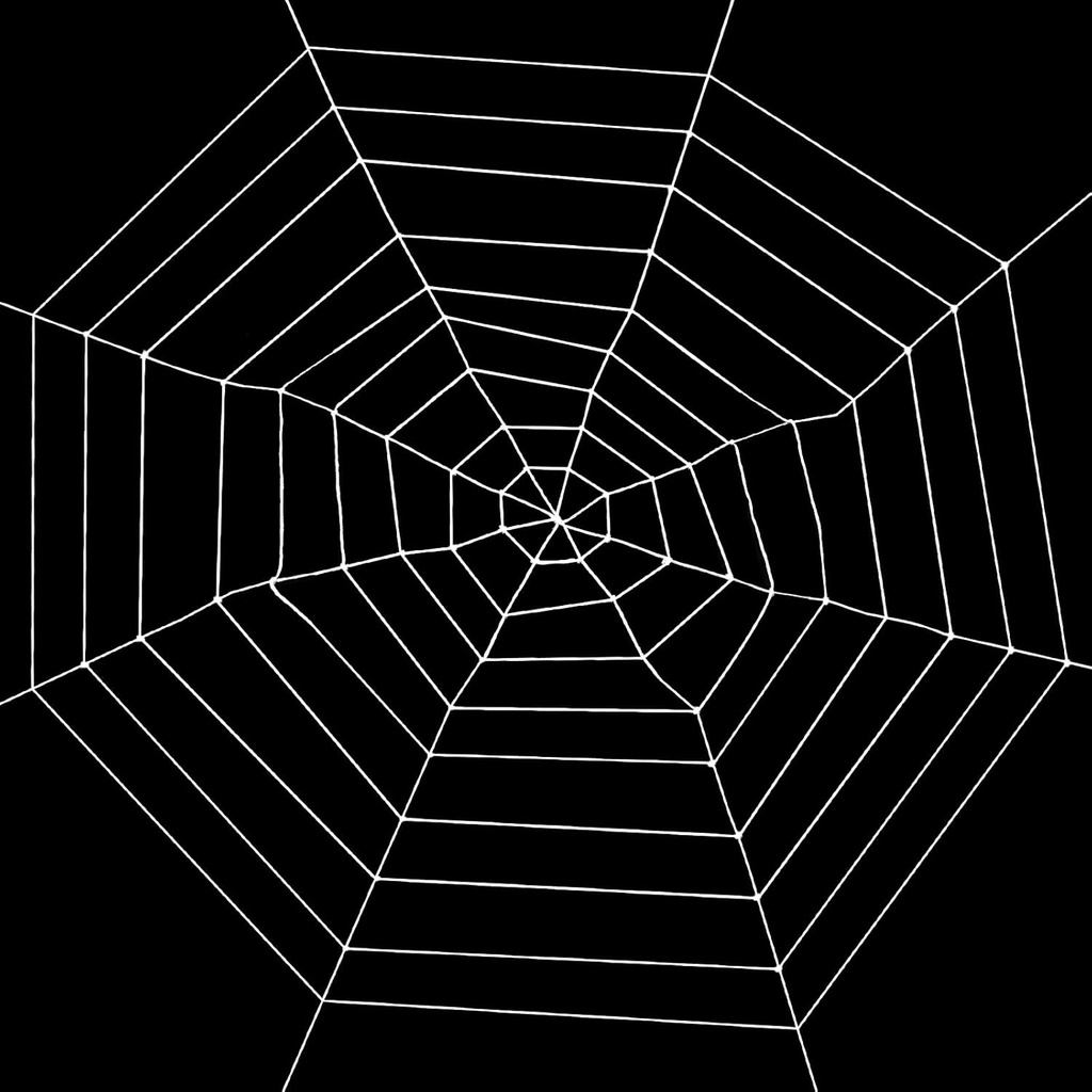Giant Spider Web Halloween Decorations - Realistic Spider String Rope Props, Round Fake Cobweb Elastic Belt for Spooky Haunted House Window Decor, Trick-or-Treat, Indoor Outdoor Party Favor (White)