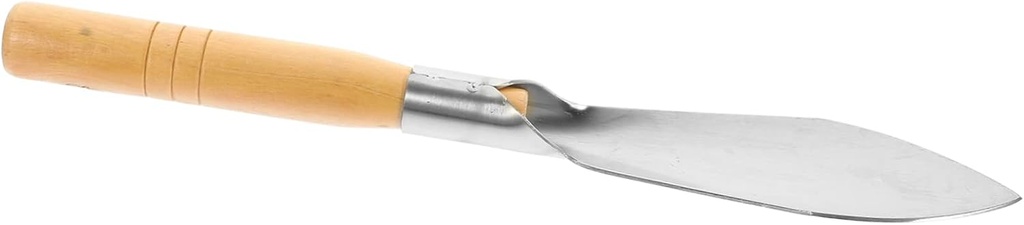 YARNOW Hand Shovel Wooden Handle Stainless Steel Garden Trowel for Planting Weeding and Digging Gardening Tool for Soil Loosening and Transplanting