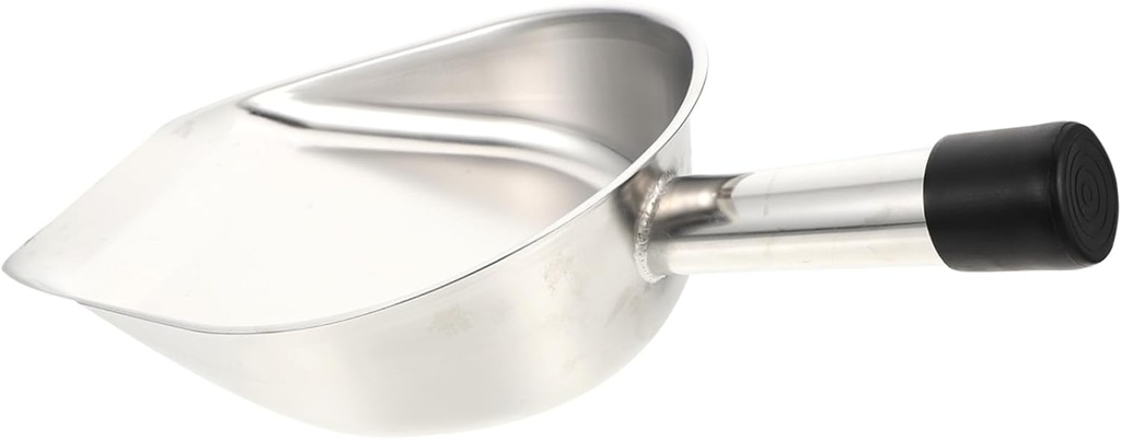 Stainless Steel Flour Shovel Heavy Duty Ice Scoop for Kitchen Beans Ice Cube Shovel and Easy to Clean for Home and Commercial Use