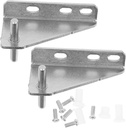 2pcs Fridge Hinges Refrigerator Hinges Freezer Door Replacement Fridge Small Supply Repairing Freezer Xiaobing Stainless Steel Household S01 35mm