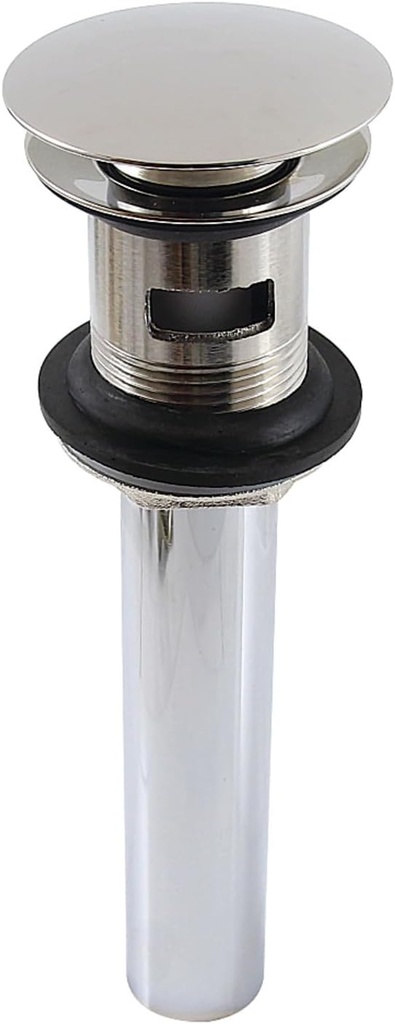 Kingston Brass EV6006 Trimscape Bathroom Sink Drain, 9-7/16" Length, Polished Nickel