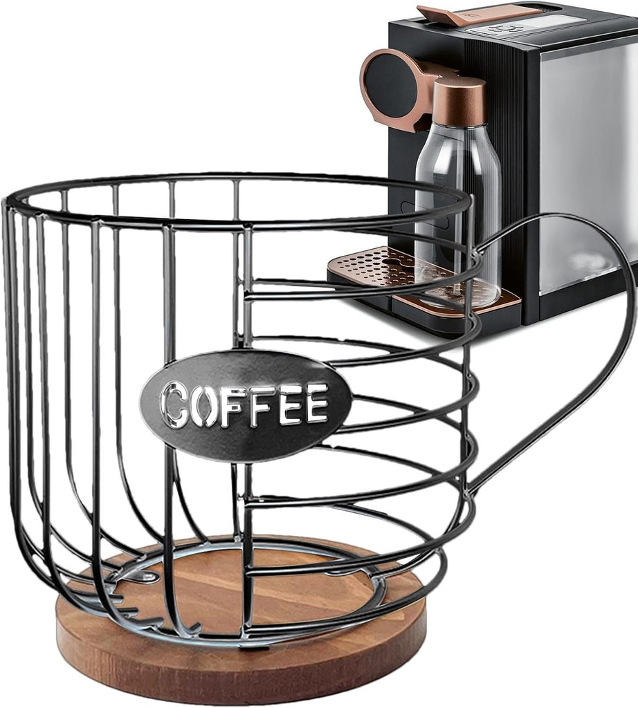 Coffee Creamer Container,Cup Holder and Storage for Counter Coffee Pods | Coffee Bar Accessories for Bookstore, Cafe Bar, Commercial Places, And Home Use