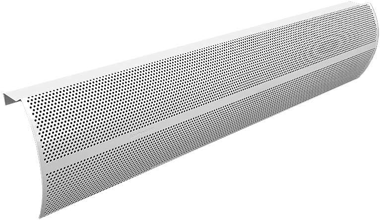 Baseboarders Elliptus Series 3 ft (36 in) Galvanized Steel Slip-On Baseboard Heater Cover, Rust Resistant, White, for Hydronic Hot-Water Systems