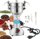 MYFULLY Electric Grain Mill Grinder High Speed Stainless Steel Pulverizer Mill Grinding Machine Cereals Corn Medicine Pearl Seasonings Spices Commercial Grade for Kitchen Grinding Machine (150g)