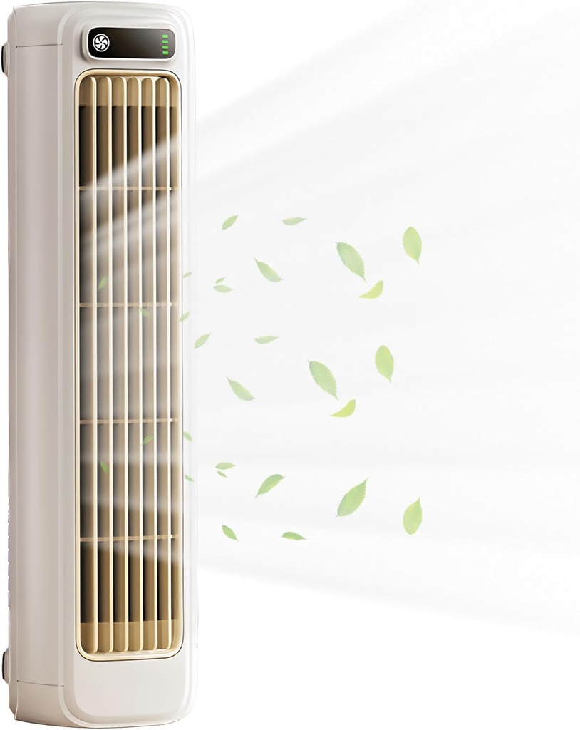 Outfany Cooling Ace, Migilife Cooling Ace, 3 Speeds, No Installation Required, USB Charging Air Conditioner for Room Bedroom Office Home (White-Charge)