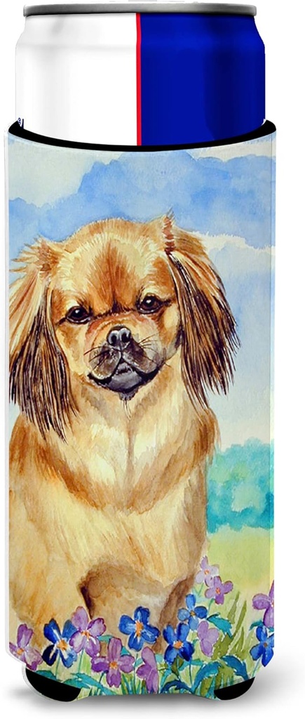 Tibetan Spaniel Ultra Beverage Insulators for slim cans