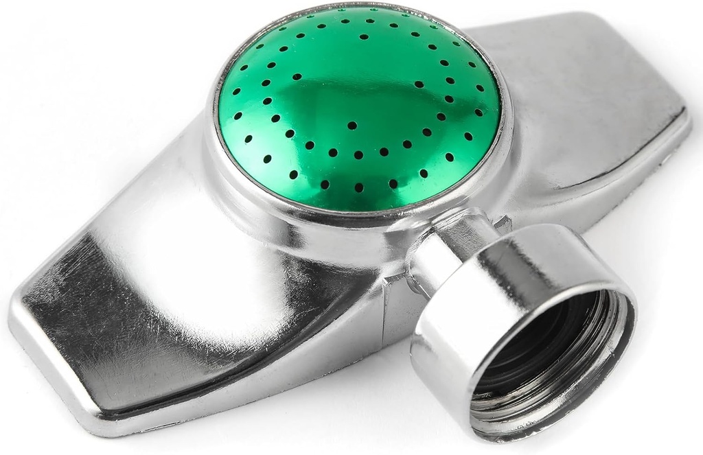 Metal Spot Sprinkler, Lawn Sprinkler for Yard with Gentle Water Flow for Small Area-Coverage Up to 30FT, Watering Sprinkler Head for Hose