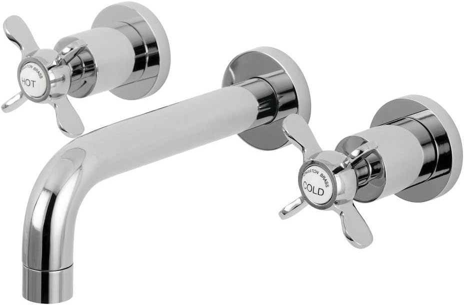Kingston Brass KS8121BEX Essex Bathroom Faucet, Polished Chrome,11 x 7.63 x 3.06
