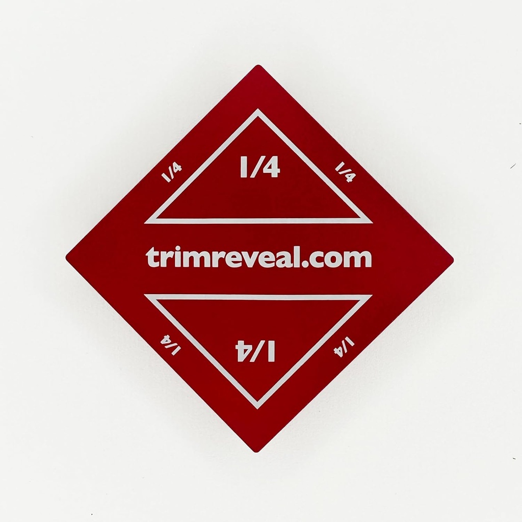 Trim Reveal Marking Tool 1/4" Molding Spacer/Reveal (Casing) for Doors and Windows. Installing New Door or Window Trim can Now be a Simple Project That Gives Your Space a Clean, Updated Look.