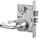 Keyed Entry Grade 1 Commercial Door Locks Heavy Duty Office Door Lever, Non-Handed, UL 3 Hour Fire Rated, ADA Compliant, Stainless Steel Finish Corridor F13