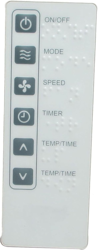 Generic Replacement Remote Control Compatible Compatible for HAIER ESA3089 ESA3089-L ESA3105 ESA3109 HWR08XC9 HWR08XCJ HWR10XC5 HWR10XC5-T HWE15XCR HWE18VCR EST10VCM Room Air Conditioner