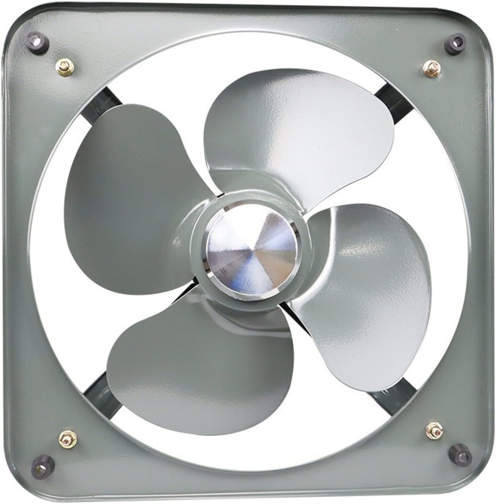 Exhaust Fan/Ventilator 8/10 inch Industrial Ventilation Fan High Speed Powerful Ventilation Extractor Metal Low Noise Commercial Air Extractor Fan Exhaust，Uk-10inch