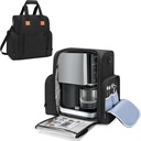 Yarwo Ice Cream Maker Carrying Case Compatible with Ninja CREAMi NC301 NC300 NC299AMZ, Portable Insulated Storage Bag with Shoulder Strap for Frozen Treat Maker and Kitchen Essentials (Bag Only)