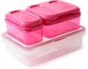Arctic Zone 8Pc Leak Proof Entree Set, Pink