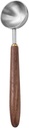 Stainless Steel Coffee Scoop Wooden Handle Tablespoon Measuring Spoon Walnut Wood Long Spoons(8ml)