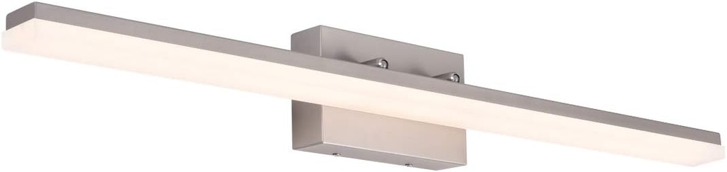 mirrea 36in Modern LED Vanity Light for Bathroom Lighting Dimmable 36w Brushed Nickel (Warm White 3000K)