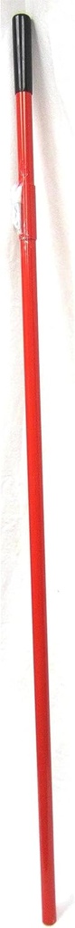 Marshalltown Landscape Rake Replacement Parts, 7' Handle with Description, Made in The USA, RED701072