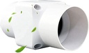 2 Inch Inline Duct Fan Plastic Duct Ventilation Fan Bathroom Ventilation Exhaust Extractor Fan for Cooling Exhaust and Grow Tent (Color : Normal Power, Size : 18W/20MM)