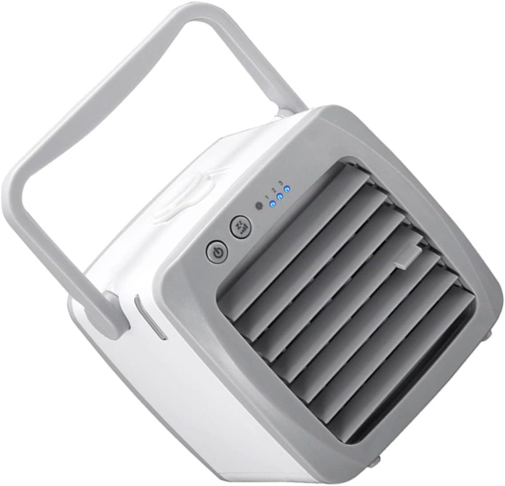 PRETYZOOM Small Conditioner Usb Mini Desktop Cooler Cooling Fan Lightweight Ideal for Home Office Present