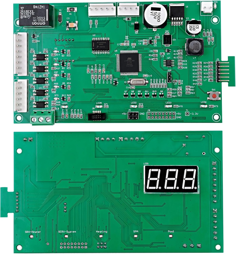 42002-0007S Pool Heater Control Board Kit - Compatible with Mastertemp & Max-E-Therm, Sta-Rite, and NA/LP Series Pool and Spa Heaters Electrical System - Replacement #461105
