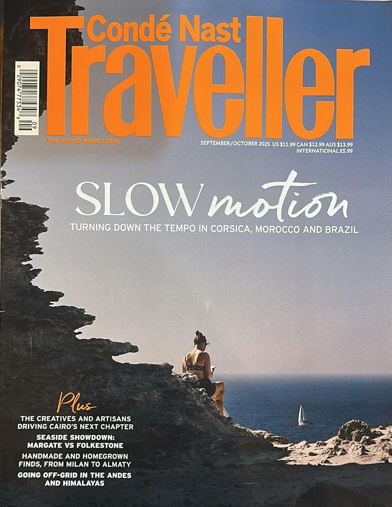 Tote Bag + Condé Nast Traveller Uk Magazine September-October 2025
