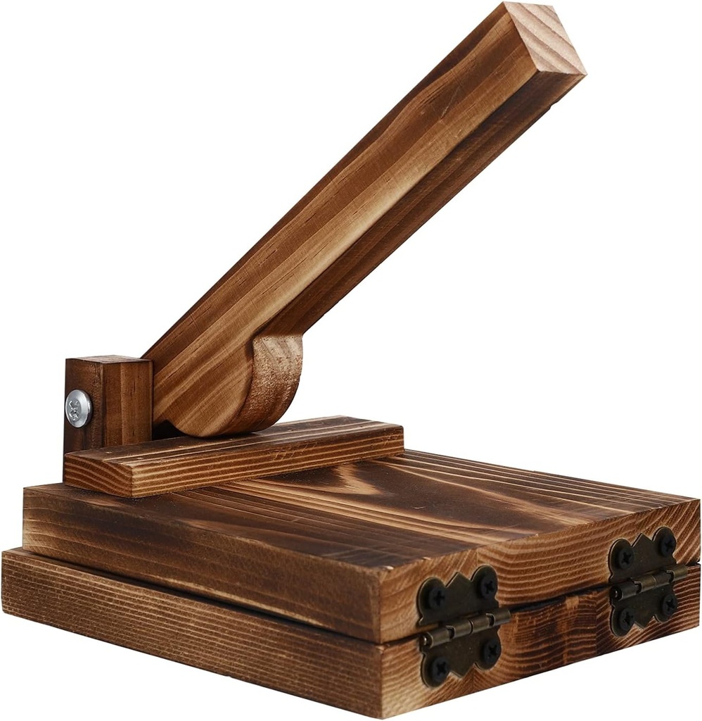 1Pc Wooden Dough Presser for Dumpling Making Ergonomic Kitchen Tool for Creative Wrapper Preparation Easy to Clean for Homemade Dumplings and Ravioli