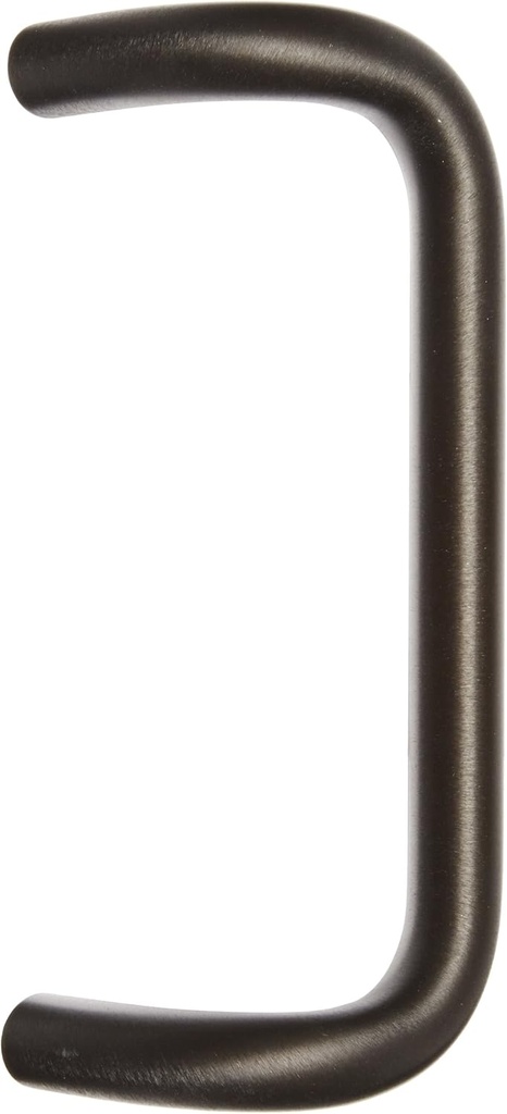 Rockwood BF157.314 Aluminum 90-Degree Offset Door Pull, 1" Diameter x 10" Center-to-Center, Through Bolt Mounting for 1-3/4" Door, Extra Dark Bronze Anodized Finish