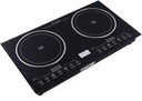 Portable Electric Induction Cooker And Ceramic-Cooker Cooktop Countertop Double Burner, Low Noise Electric Cooktops With 1200W+1400W Sensor Touch, 110V Induction Cooker Heater for Kitchen Cooking