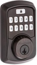 Kwikset 99420-002 Aura Bluetooth Programmable Keypad Door Lock Deadbolt Featuring SmartKey Security, Venetian Bronze
