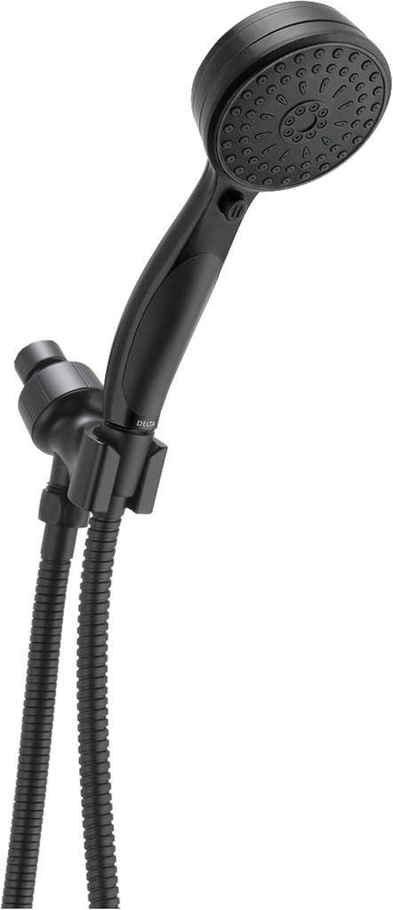 Delta -faucet 54424-BL-PK ActivTouch HS 2.5 GPM ShwrArmMt 9S Handshower, Matte Black