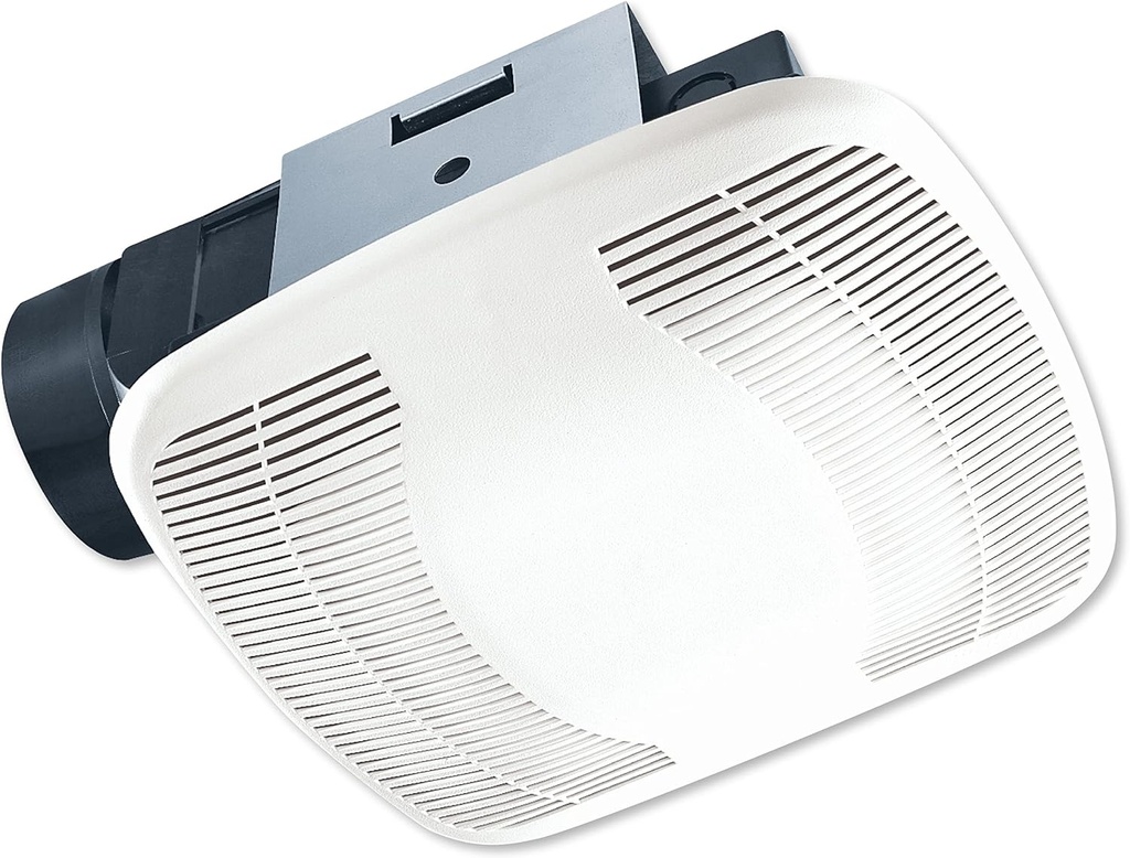 Air King Ceiling Mounted Snap-In Installation 100 CFM Bathroom Exhaust Fan for Bathrooms up to 100 Square Feet, BFQ110