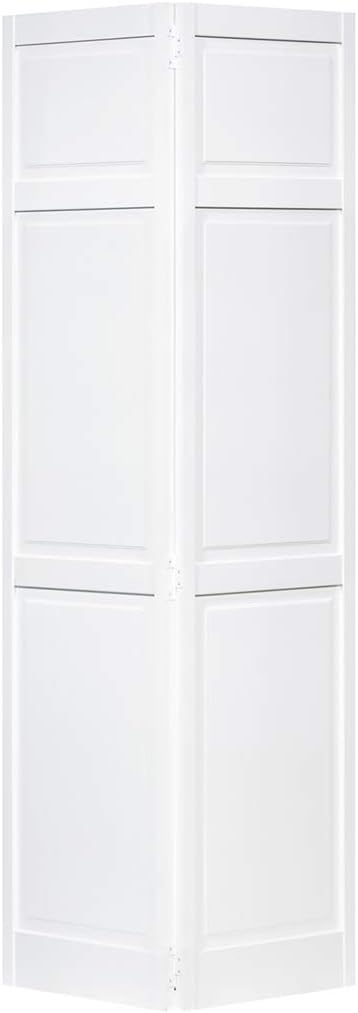 Snavely International Closet Door, Bi-fold, 6-Panel Style Primed White (1X28X80)