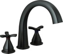 Delta Stryke Roman Tub Faucet, Oil Rubbed Bronze Deck Mount Bathtub Faucet, Venetian Bronze T27776-RB (Valve Sold Separately)
