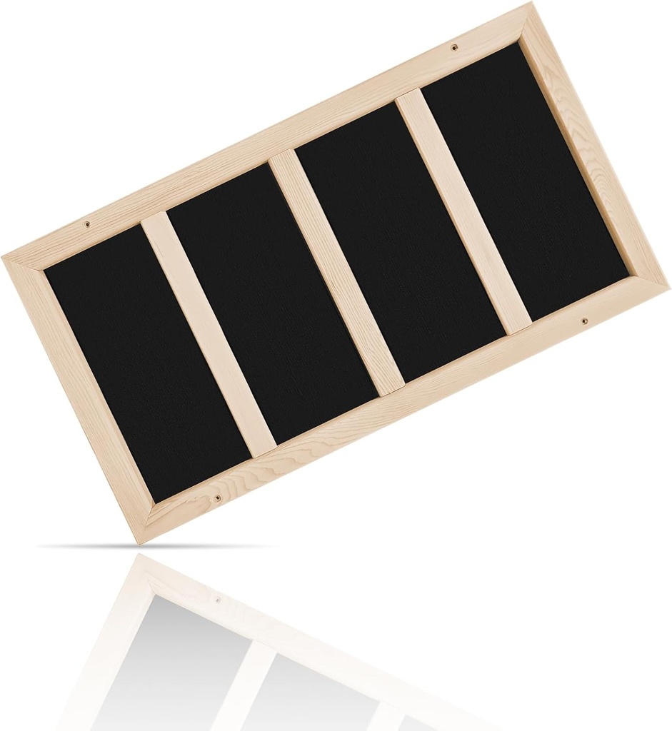 150 Watt Infrared Sauna Heater 120V, Sauna Accessories, Carbon Fiber Heating Plate for Wooden Indoor/Outdoor Sauna Room (25.19"x13.38"x1.18", 120V)